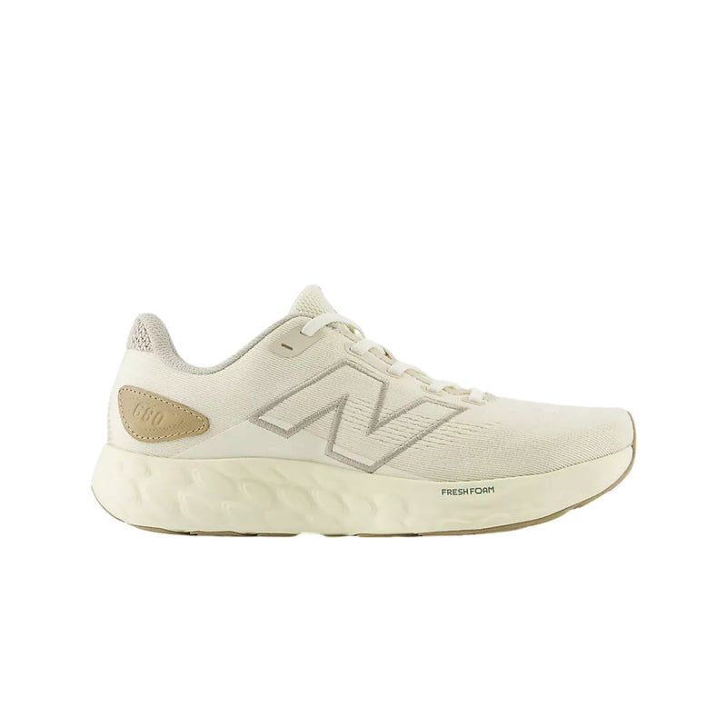 New Balance Women's Fresh Foam 680 v8 Running Shoes - Angora with Arid Stone
