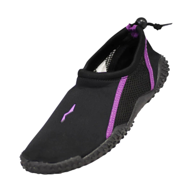 Norty Women's Water Shoes - Black/Purple