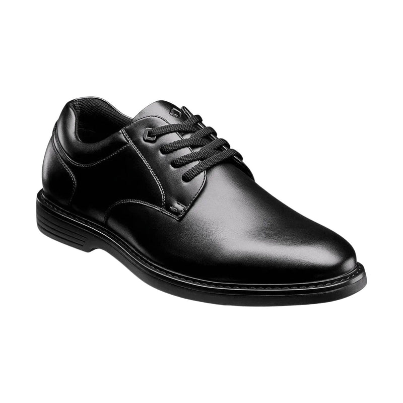Nunn Bush Wade Work Plain Toe Oxford Work Shoes - Black