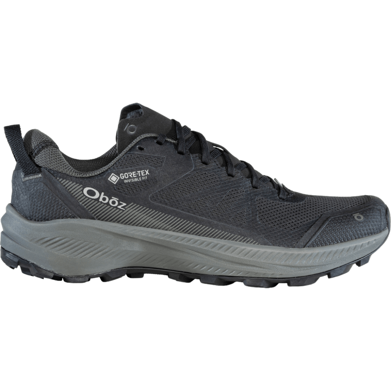 Oboz Men's Katabatic LT Low GTX Waterproof Hiking Shoes - Black Sea