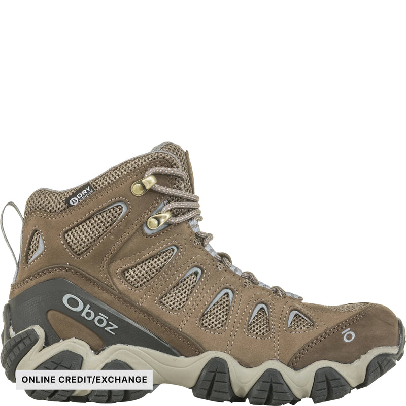 Oboz Women's Sawtooth II Mid Waterproof Hiking Boots - Brindle