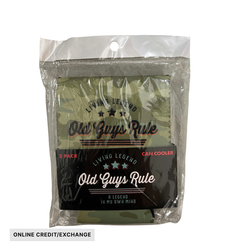 Old Guys Rule Koozie 2 Pack