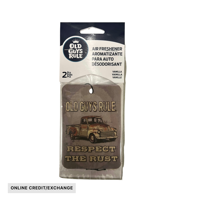 Old Guys Rule Respect The Rust 2 Pack Freshener