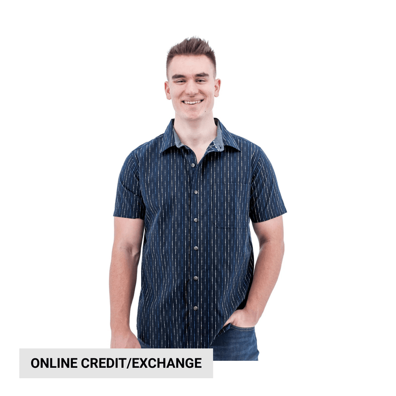 Old Ranch Men's Hawke Shirt - Dark Blue