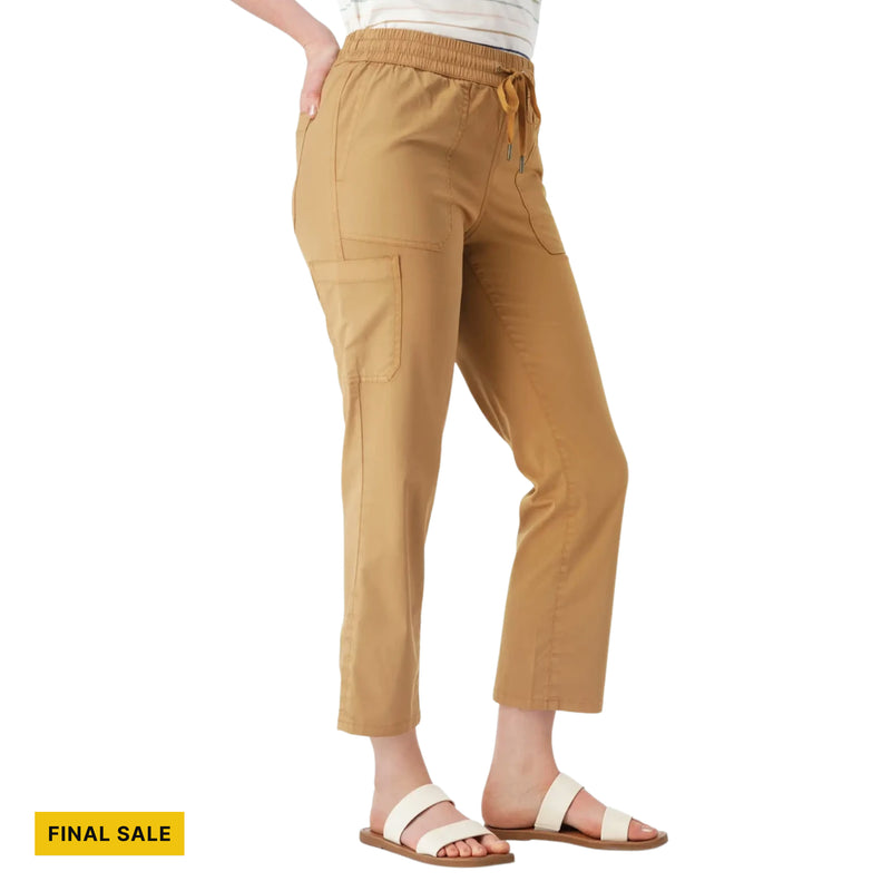 Old Ranch Women's Reagan Pull On Crop Pant - Dijon