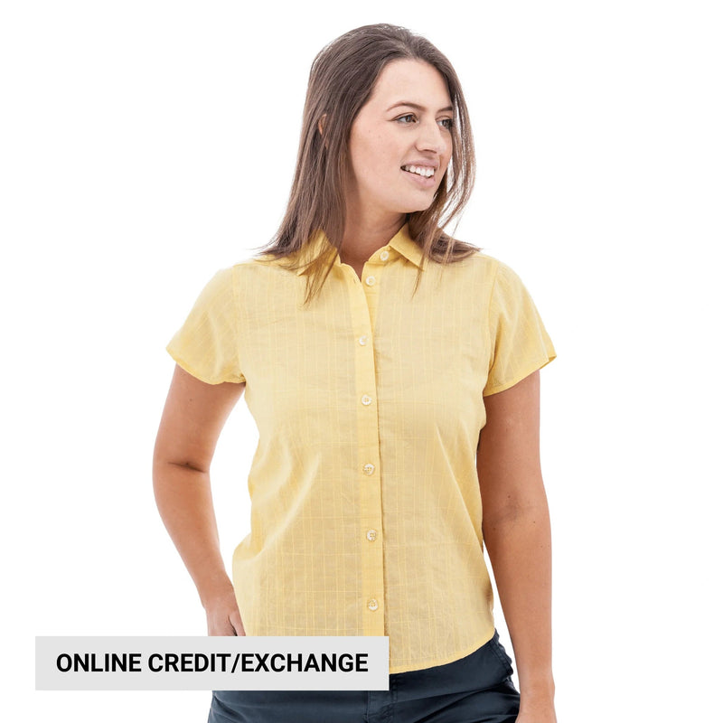 Old Ranch Women's Aubrey Organic Camp Shirt - Gold