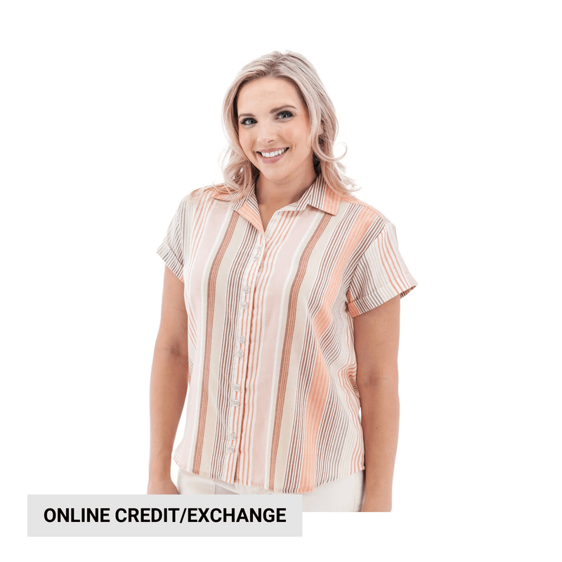 Old Ranch Women's Aviana Shirt 24 - Deep Coral