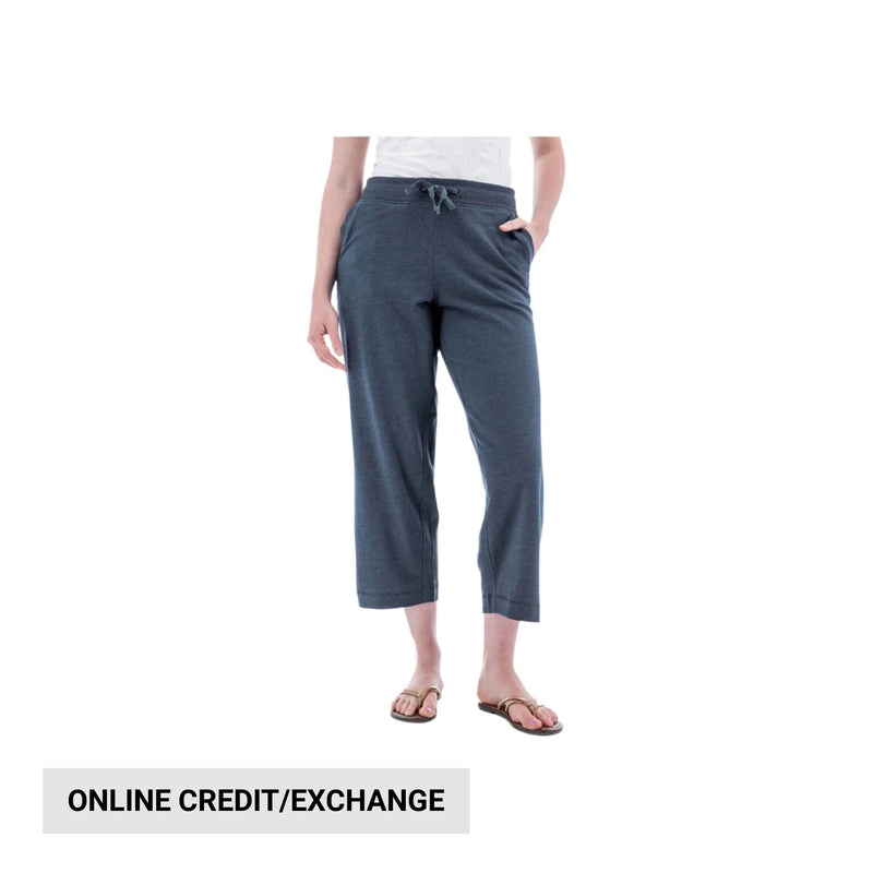 Old Ranch Women's Corina Recycled Crop Sweatpants - Midnight Navy