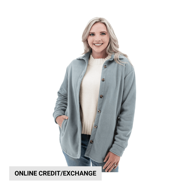 Old Ranch Women's Emery Fleece Shirt Jac - Trooper