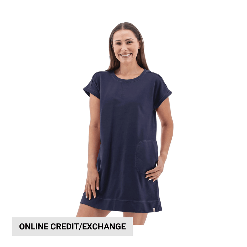 Old Ranch Women's Inola Sweatshirt Dress - Black Iris
