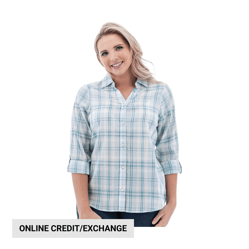 Old Ranch Women's Plumas Shirt 24 - Blue Fog