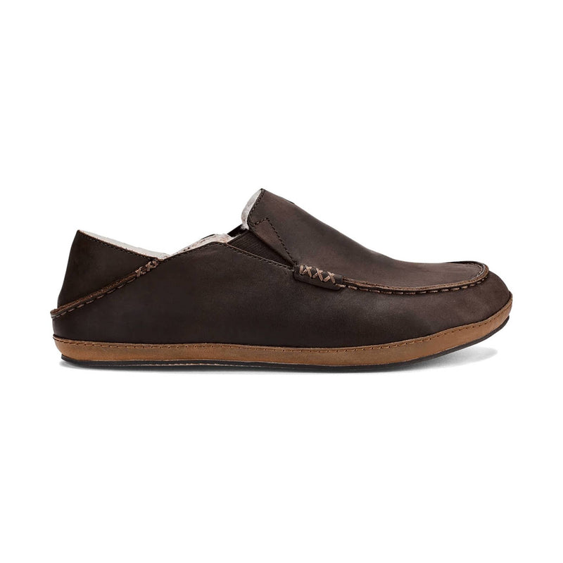 OluKai Men's Moloa Slipper - Dark Brown