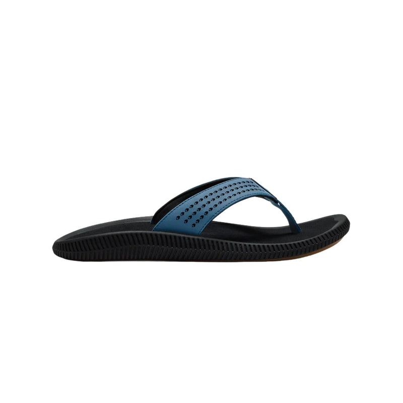 Olukai Men's Ulele Flip Flop - Blue fog/ Lava Rock