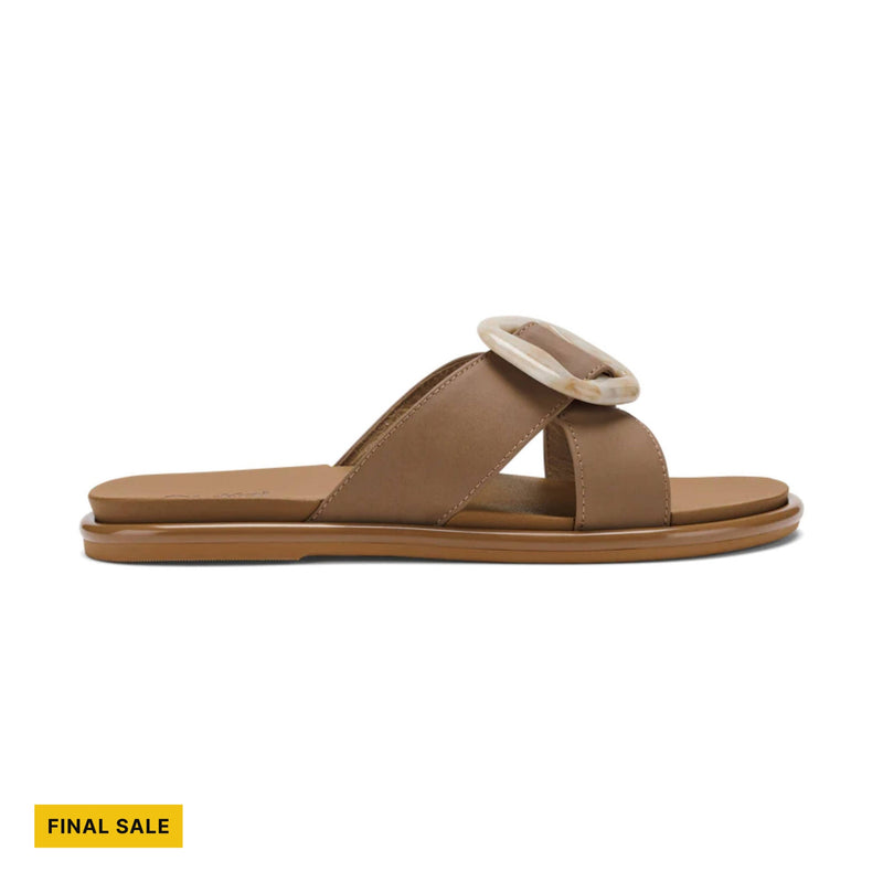 OluKai Women's La`i Slide Sandals - Tan
