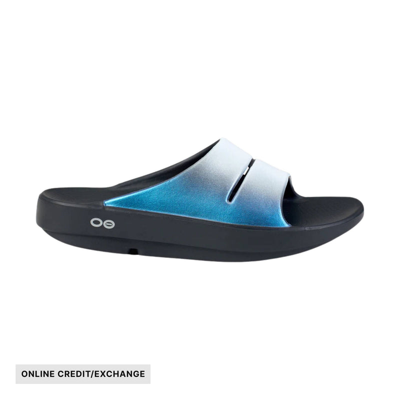 OOfos Women's OOahh Luxe Slide - Frost