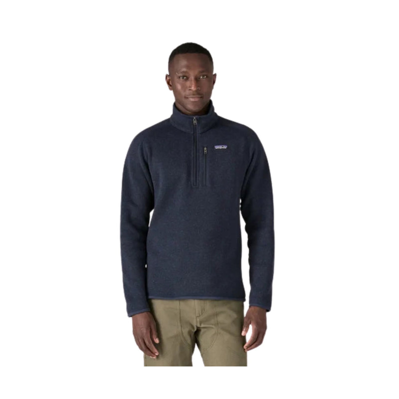 Patagonia Men's Better Sweater Quarter Zip Fleece - New Navy