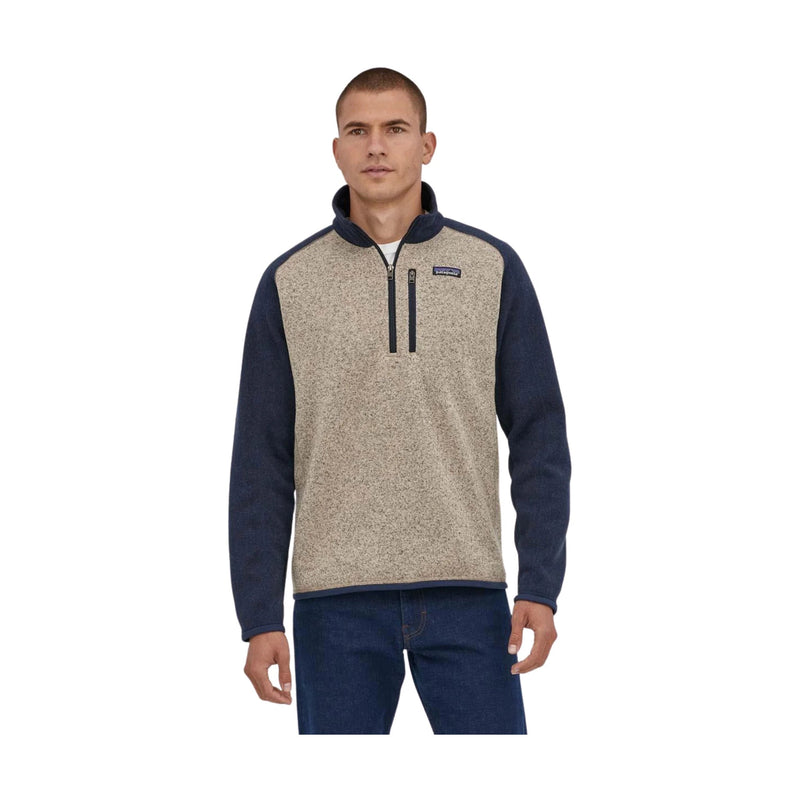Patagonia Men's Better Sweater Quarter Zip Fleece - Oar Tan