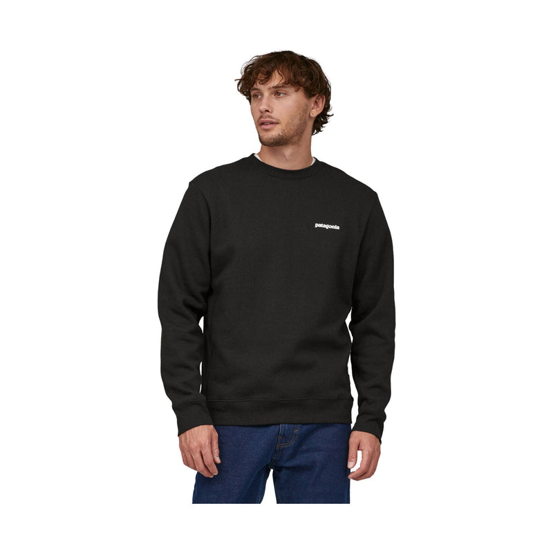 Patagonia Men's P-6 Logo Uprisal Crew Sweatshirt - Black