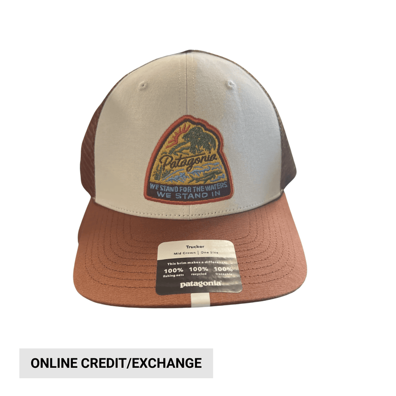 Patagonia Trucker Hat - Bayou Badge White
