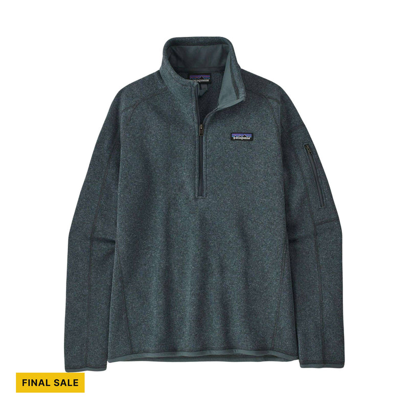 Patagonia Women's Better Sweater Quarter Zip - Noveau Green