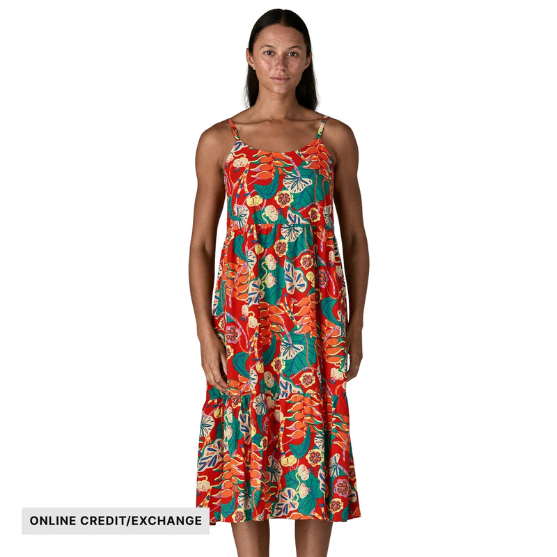 Patagonia Women's Tidal Threads Dress - Hot Ember