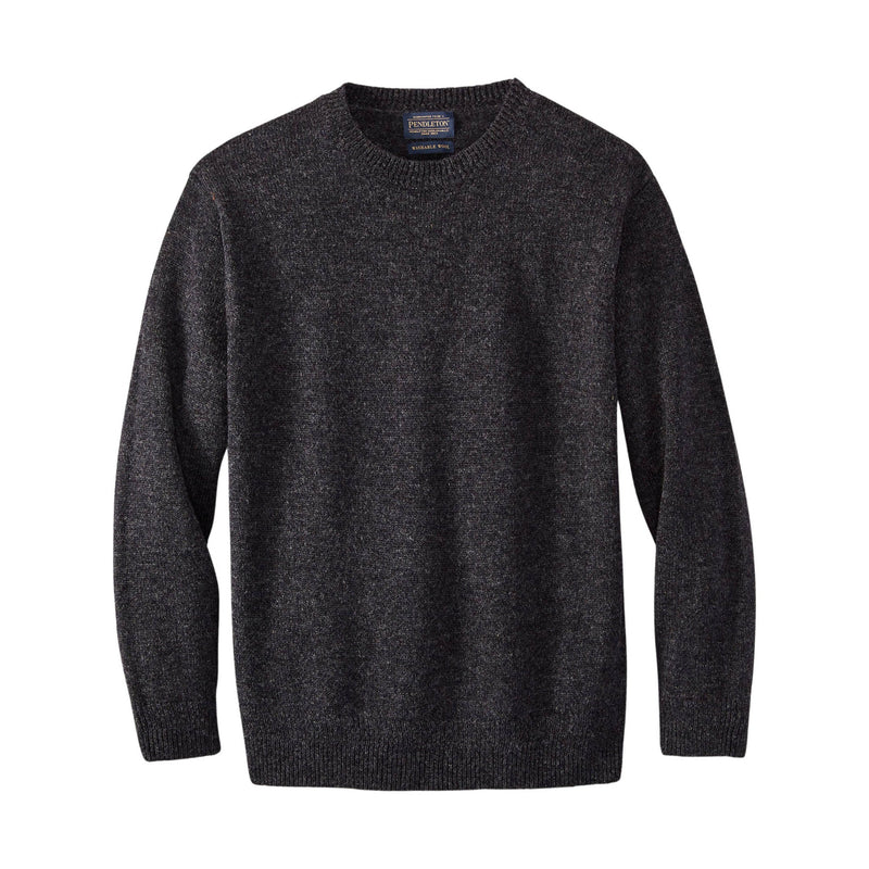 Pendleton Men's Shetland Crewneck Sweater - Black Heather