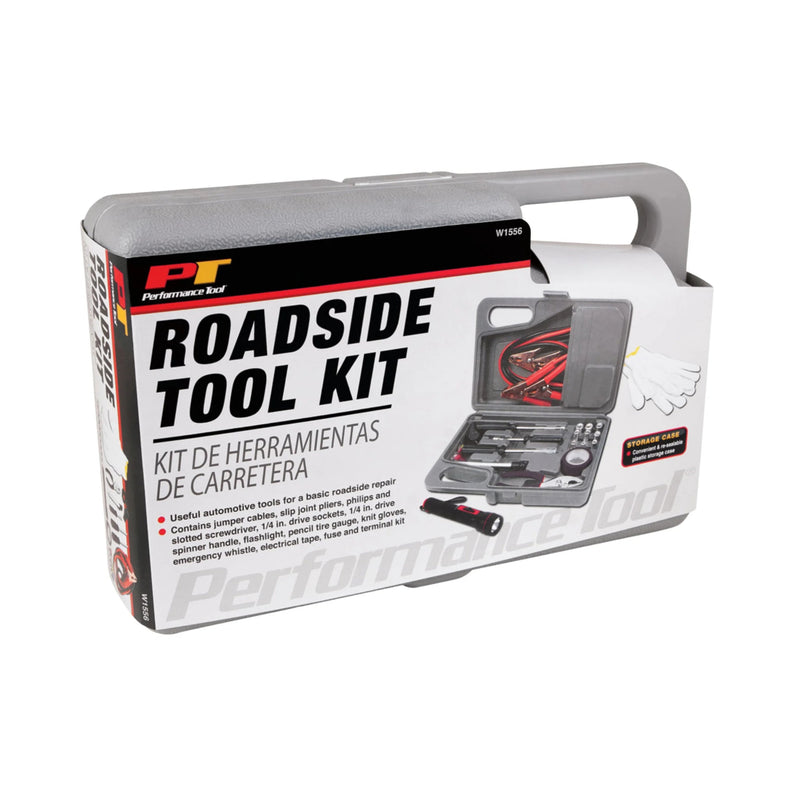 Performance Tool Roadside Safety Kit - Grey