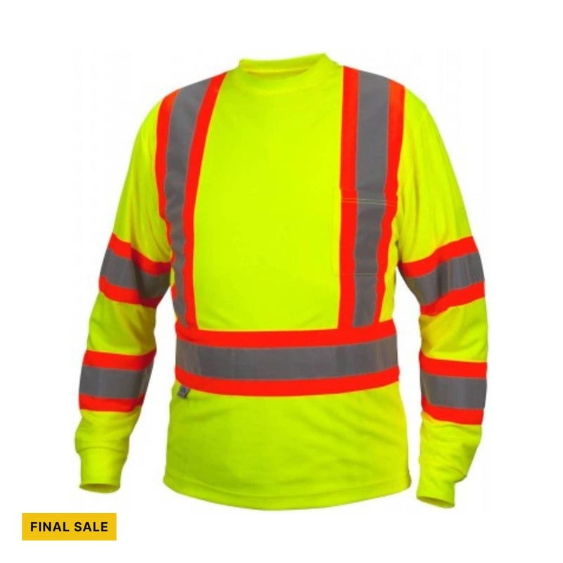 Pyramex Men's Long Sleeve Series T-Shirt - Yellow