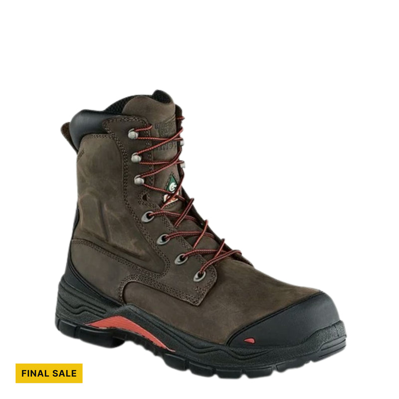 Red Wing Men's King Toe ADC 8 Inch Composite Toe Work Boots - Brown