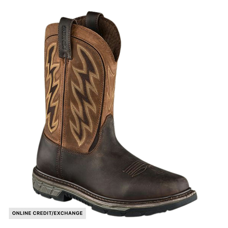 Red Wing Men's Rio Flex 11 Inch Waterproof Pull On Soft Toe Work Boots - Brown