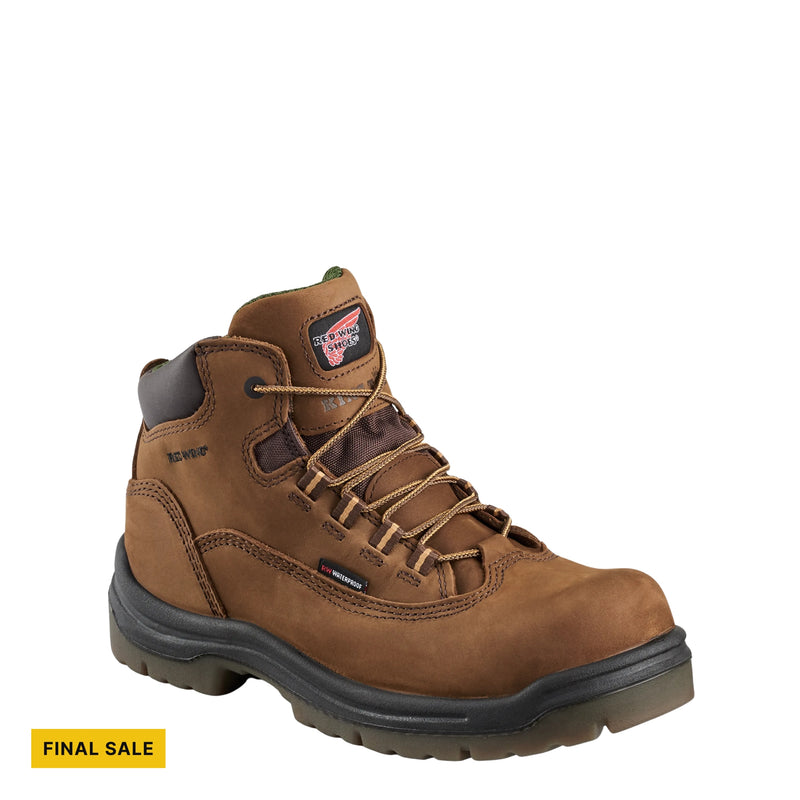 Red Wing Women's King Toe 5 Inch Waterproof Non Metallic Toe Work Boots - Brown