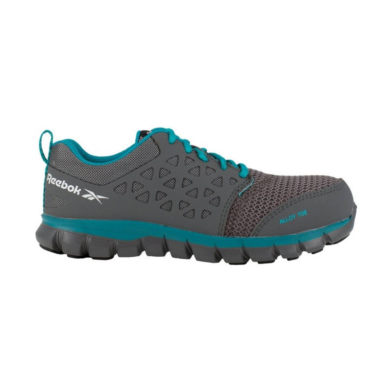 Reebok Work Women's Sublite Cushion Alloy Toe - Grey/Turquoise