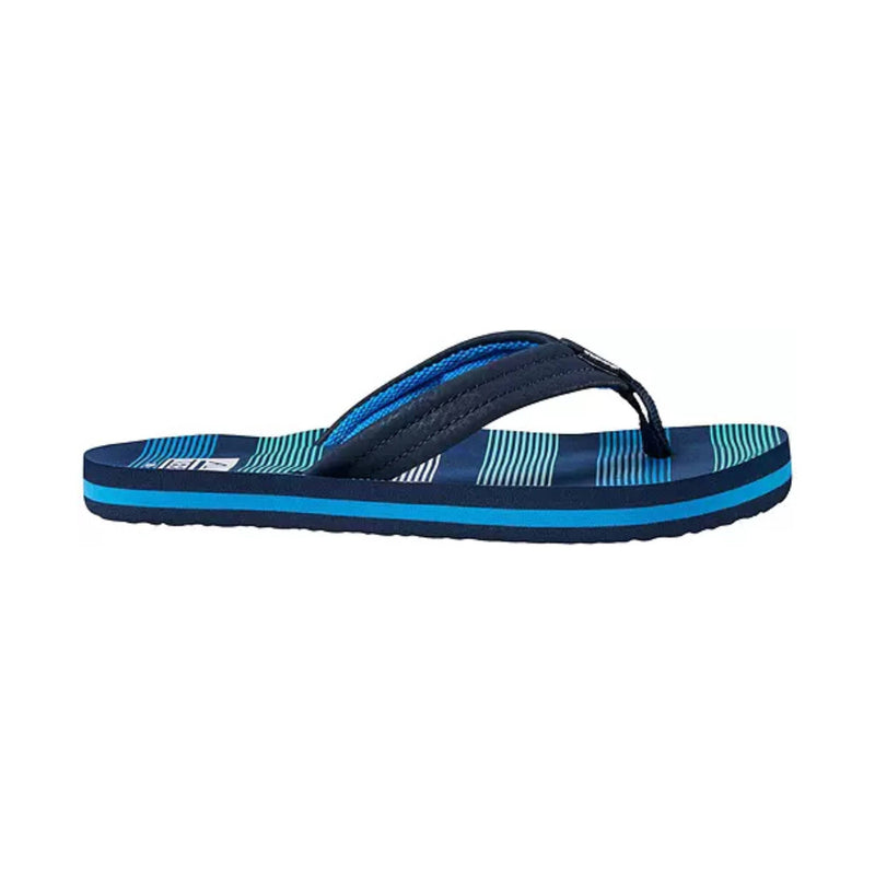 Reef Kids' Ahi Flip Flop - Deep Sea Stripes