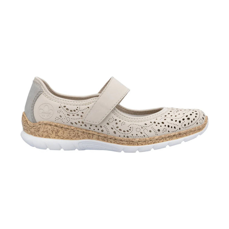 Rieker Women's Nikita 99 Shoes - Perle/Cement/Perlcreme
