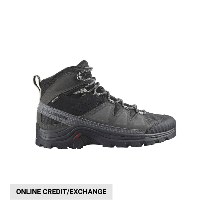 Salomon Men's Quest Rove GoreTex Leather Hiking Boots - Black/Phantom/Mgnt