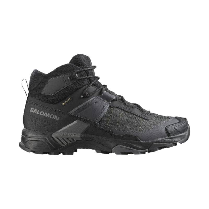 Salomon Men's X Ultra 5 Mid Gore Tex Hiking Boots - Black/Asphalt Castlerock