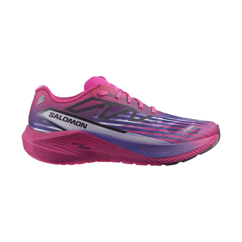 Salomon Women's Aero Volt 2 Running Shoes - Pink Glo/Beetroot Purple/Spectrum Blue