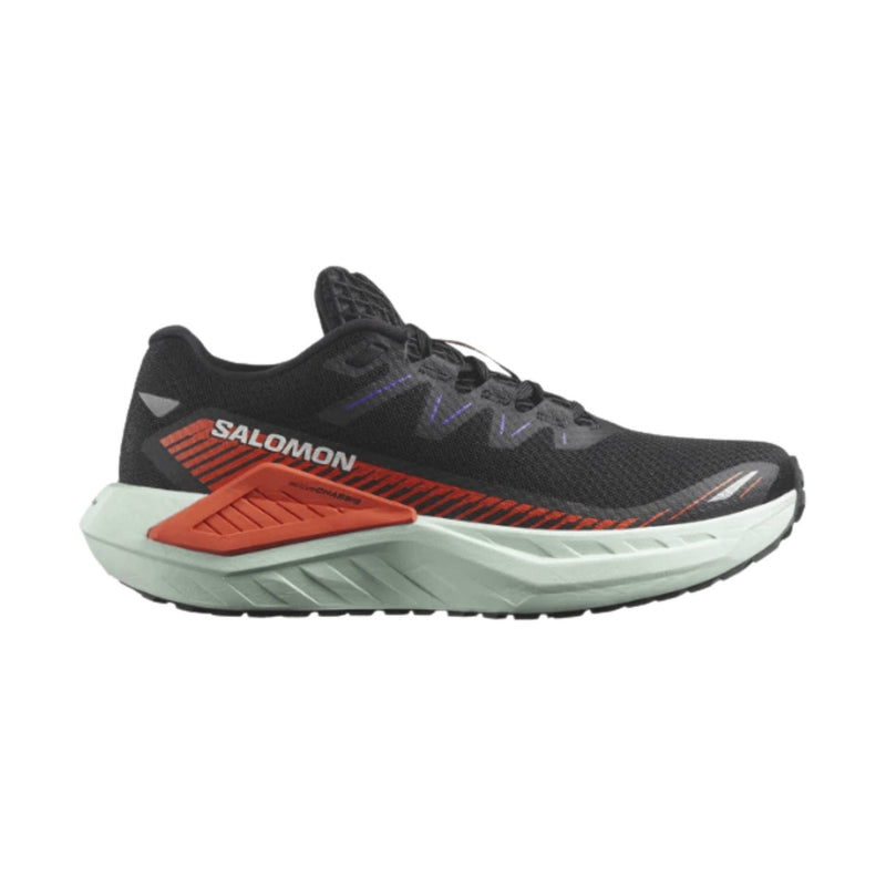 Salomon Women's DRX Defy Gravel Road Running Shoes - Black/Cherry Tomato/ Bay