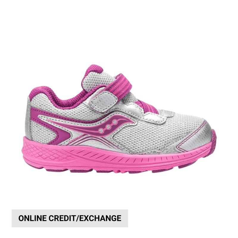 Saucony Kids' Ride 10 Jr Shoe - Silver/Pink