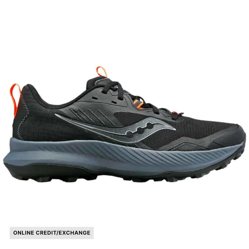 Saucony Men's Blaze TR Trail Running Shoes - Black/Viz Orange