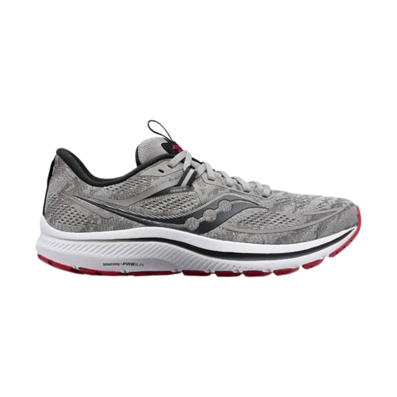 Saucony Men's Omni 21 Shoes - Alloy/Garnet