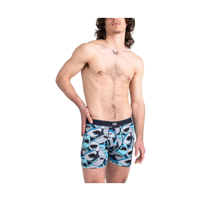 SAXX Men's Daytripper Boxer Brief - Shark Tank Camo