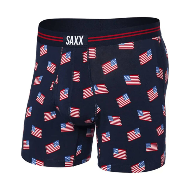 SAXX Men's Ultra Super Soft Boxer Brief - Stars And Stripes