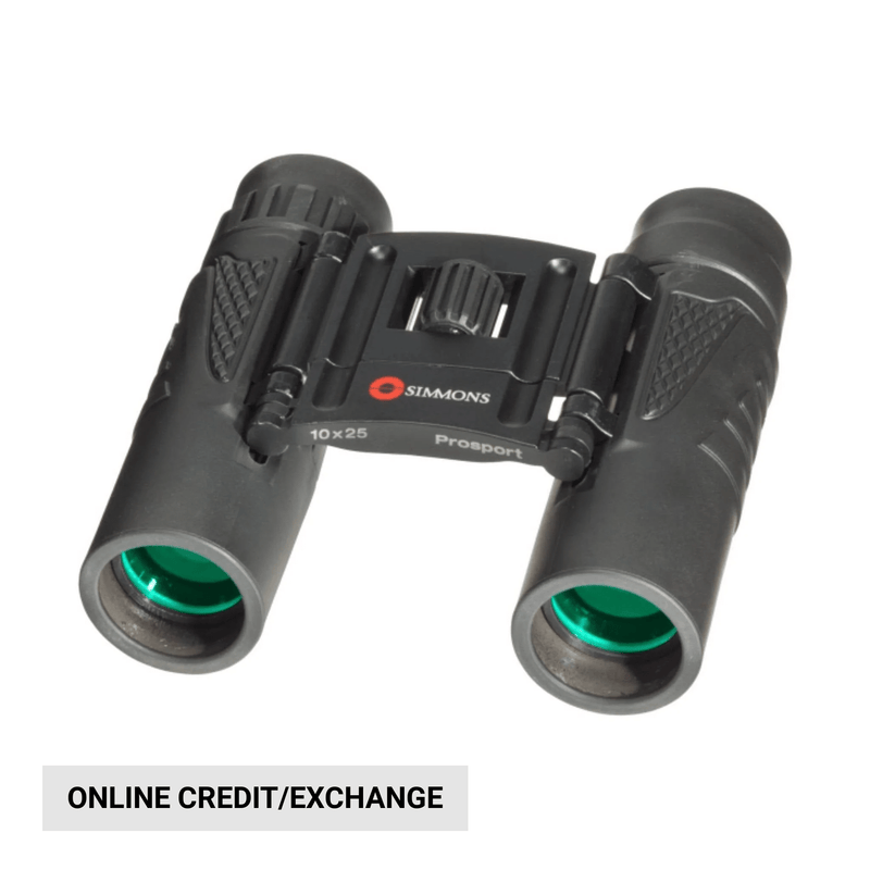 Simmons 10x25 ProSport Binoculars - Black