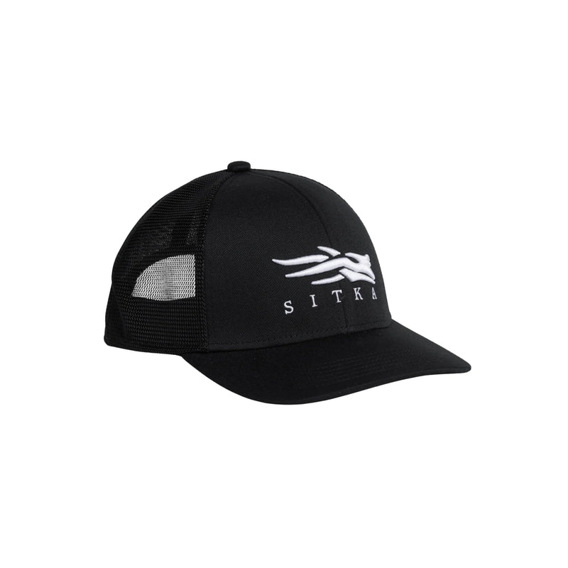 Sitka Icon Flex Mid Pro Trucker Hat - Sitka Black