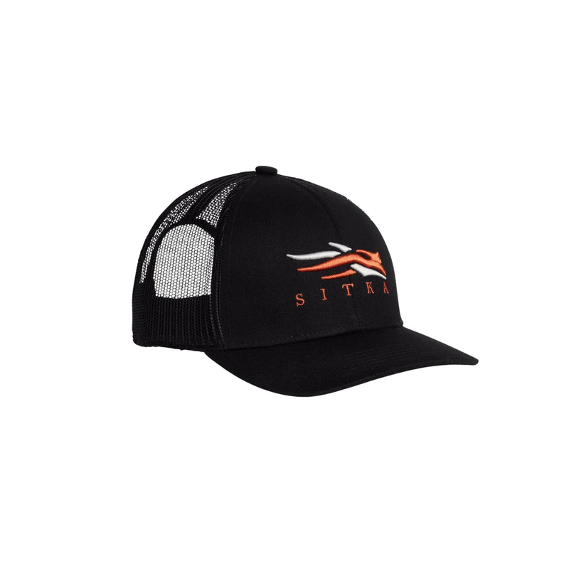 Sitka Icon Mid Pro Trucker Hat - Sitka Black