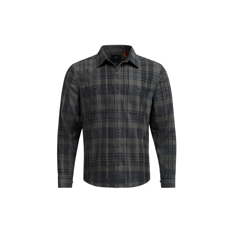 Sitka Men's Ambary Long Sleeve Shirt - Smokey Lead Fall Plaid