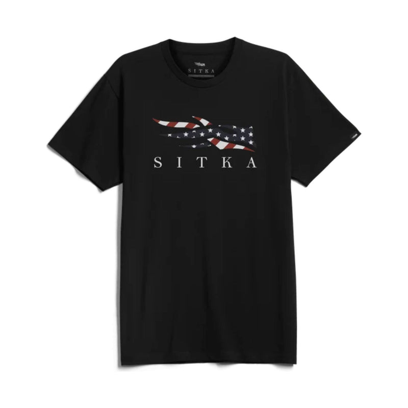 Sitka Men's Icon Flag Tee - Sitka Black