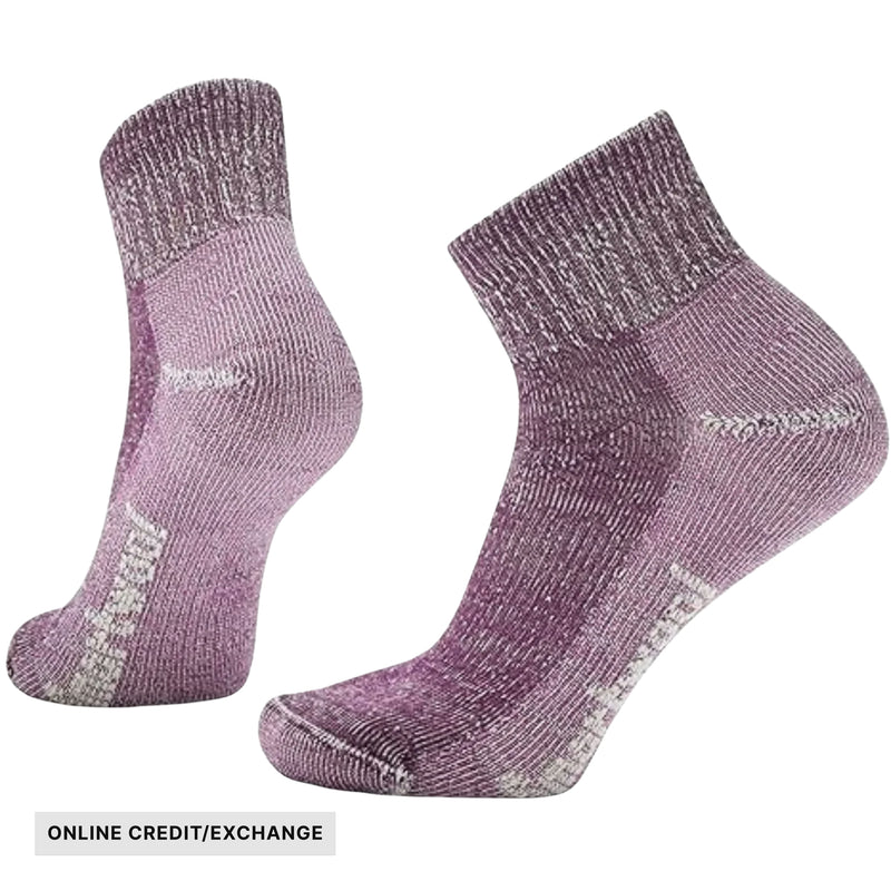 Smartwool Women's Hike Classic Edition Light Cushion Ankle Socks- Purple Iris