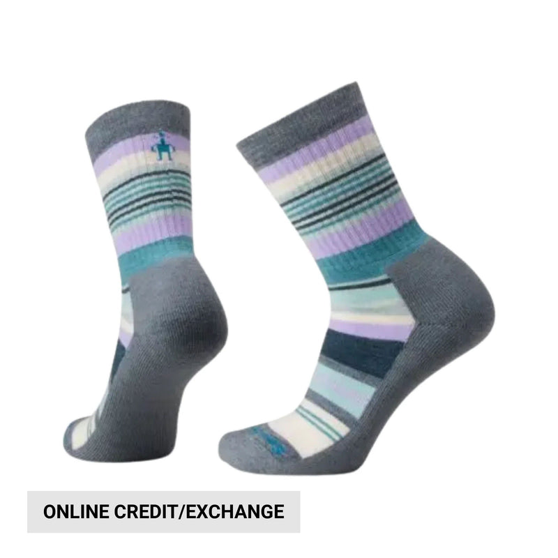 Smartwool Women's Everyday Joviansphere Light Cushion Crew Socks - Pewter Blue